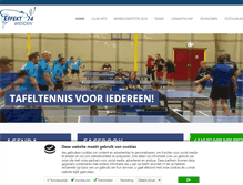 Tablet Screenshot of effekt74.nl
